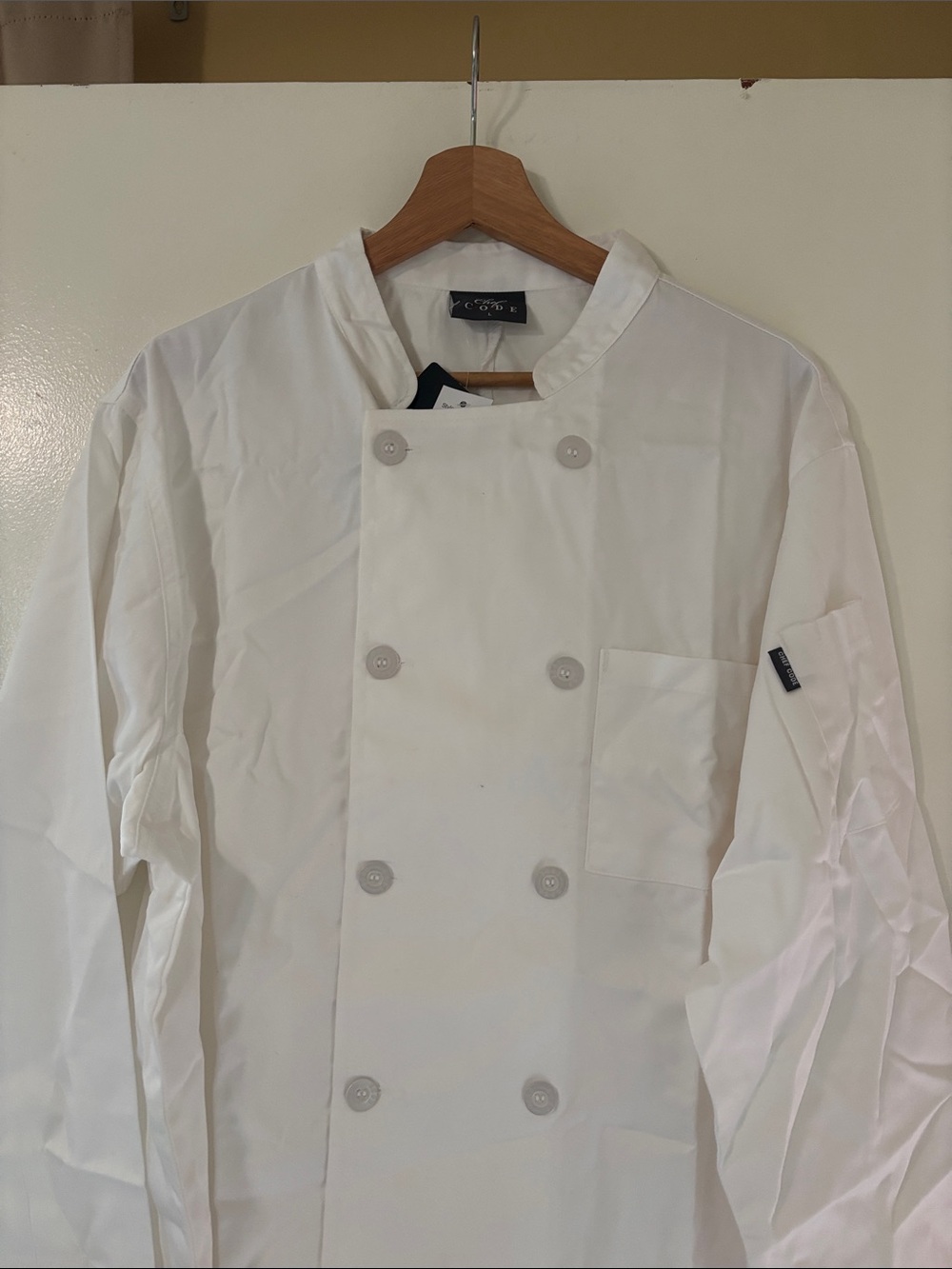Chef Code White Double-Breasted Chef Jacket - Picture 5 of 10